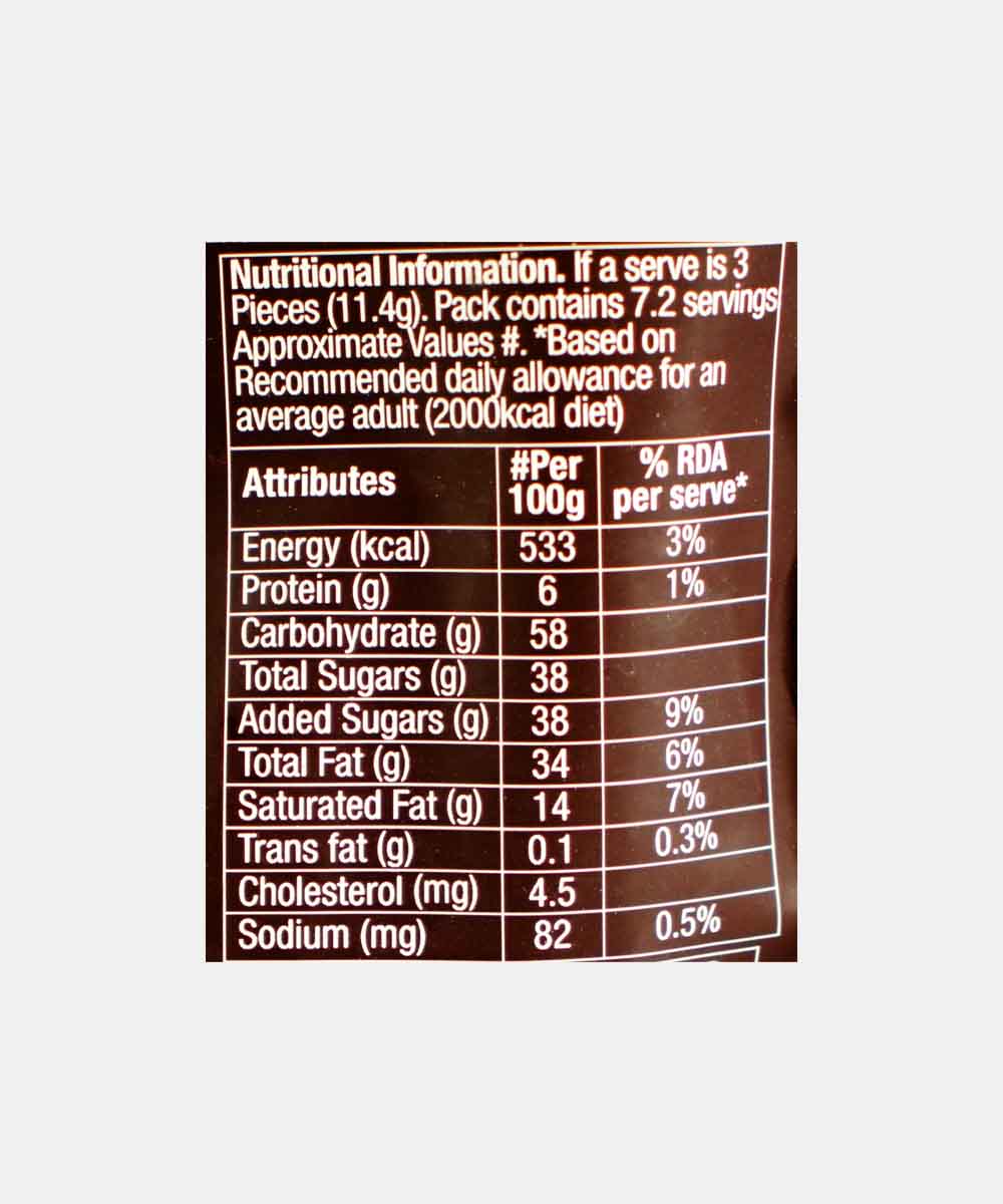 Hersheys Exotic Dark Turkish Hazelnuts 82.4 Gm