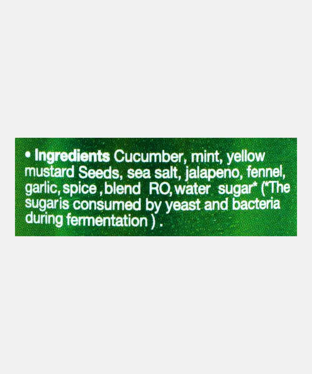 Bombucha Cucumber Kvass Fermented Tonic Drink 500 Ml