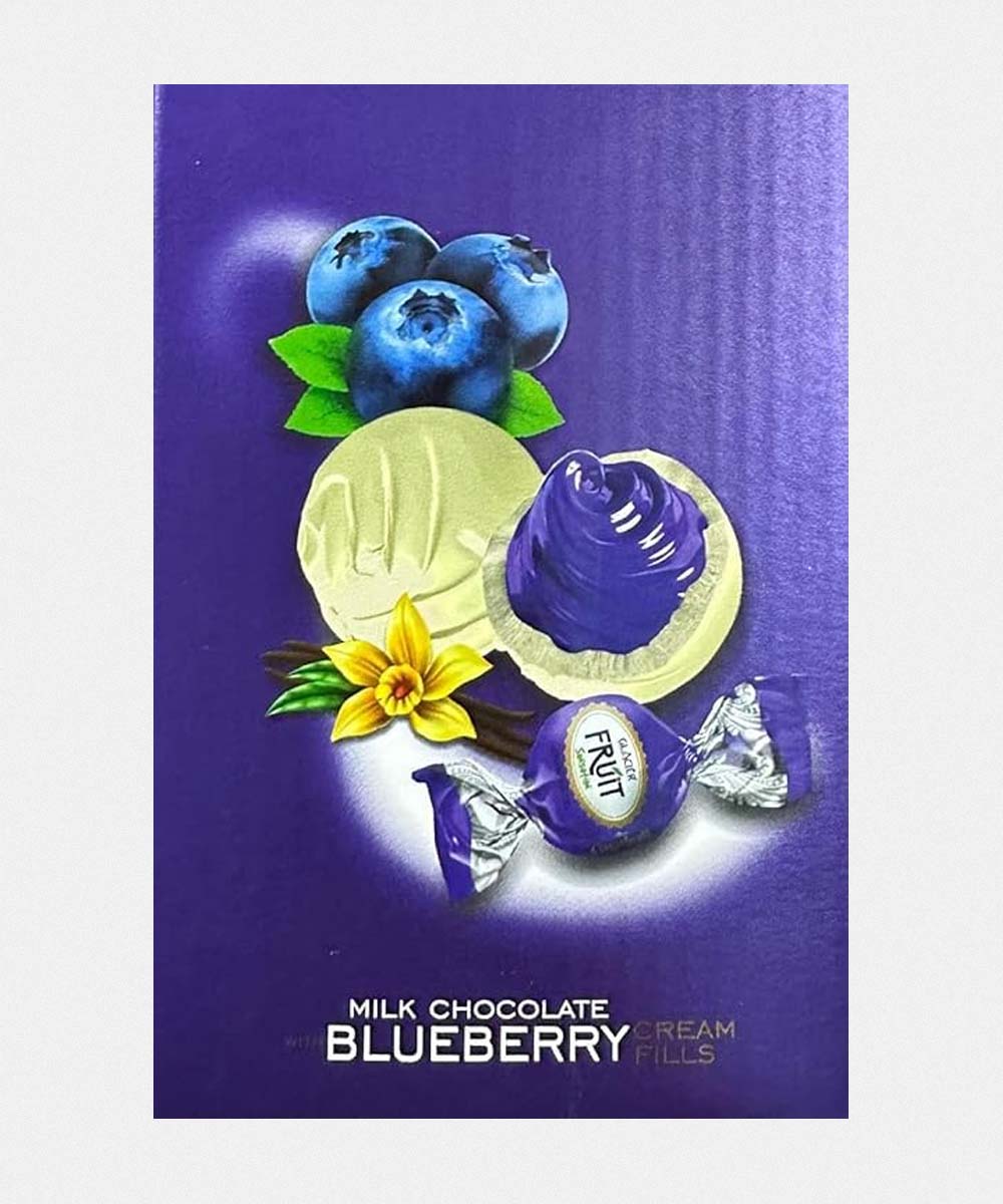 Glacier Fruit Milk Bluberry Chocolate Cream Fills 330 Gm