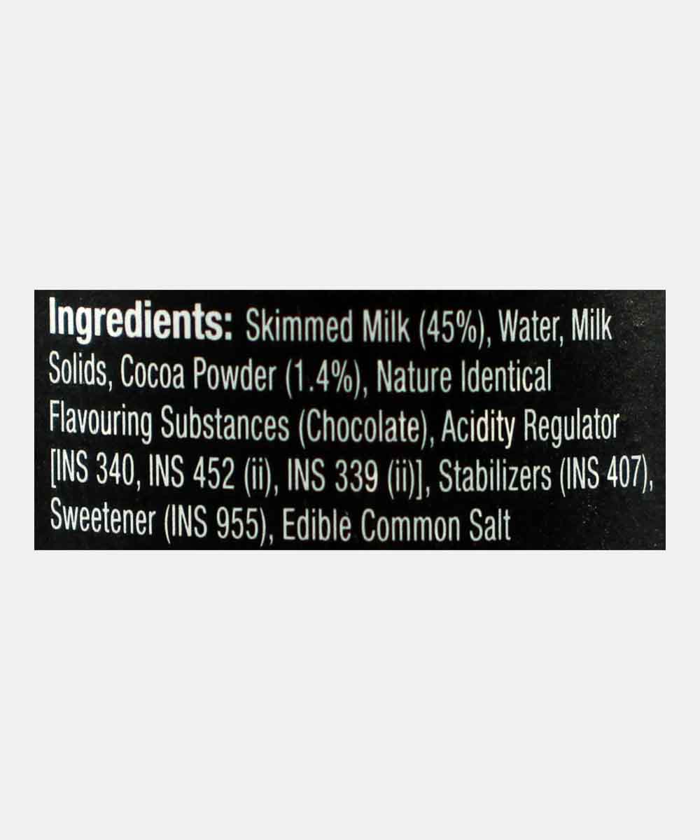Epigamia 0 Added Sugar 25G Proeint Chocolate Milkshake 250 Ml