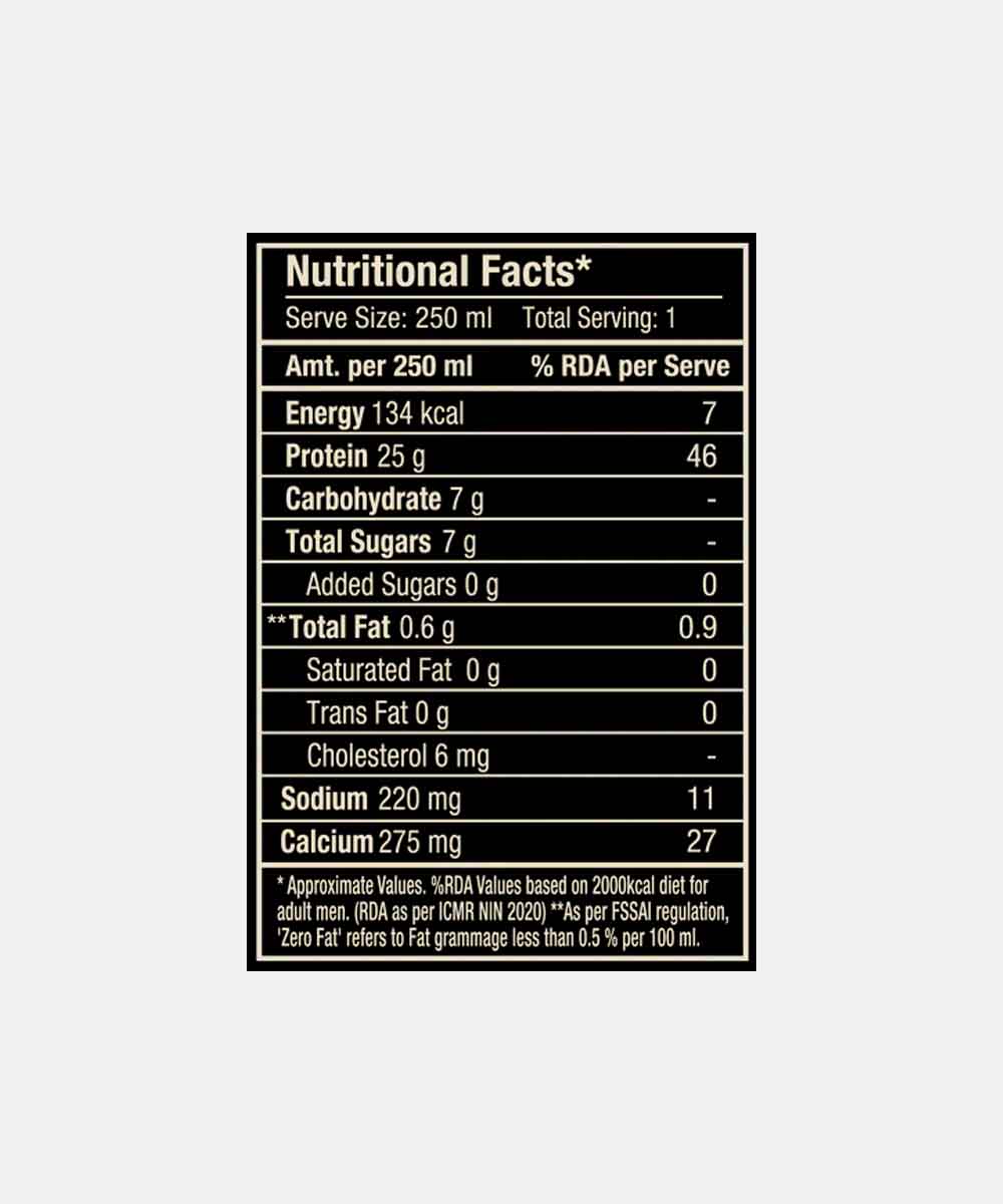 Epigamia 25G Protein 0 Added Sugar Vanilla Caramel Milkshak 250 Ml