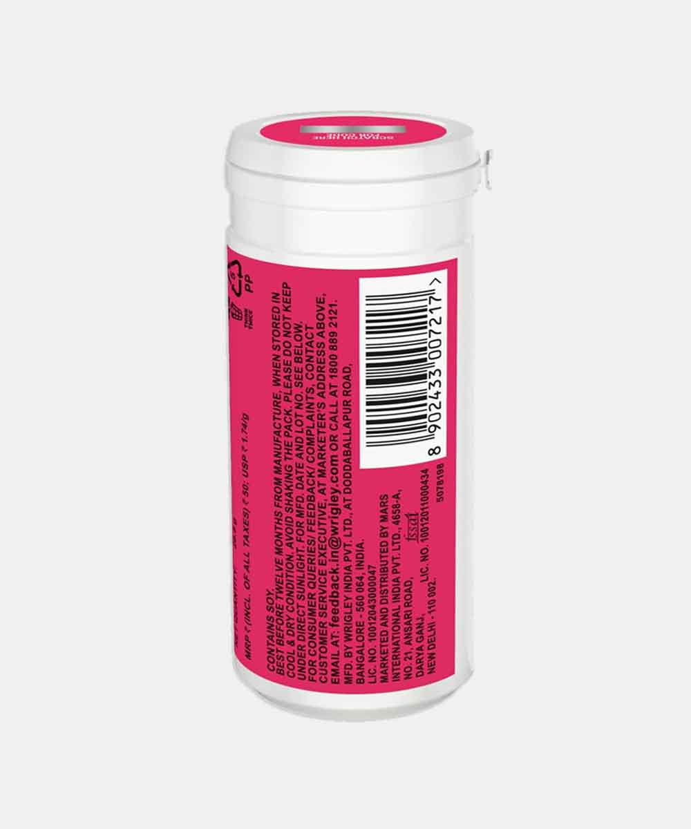 Wrigleys Boomer Krunch Strawberry Flavour Chewing Gum 28.8 Gm