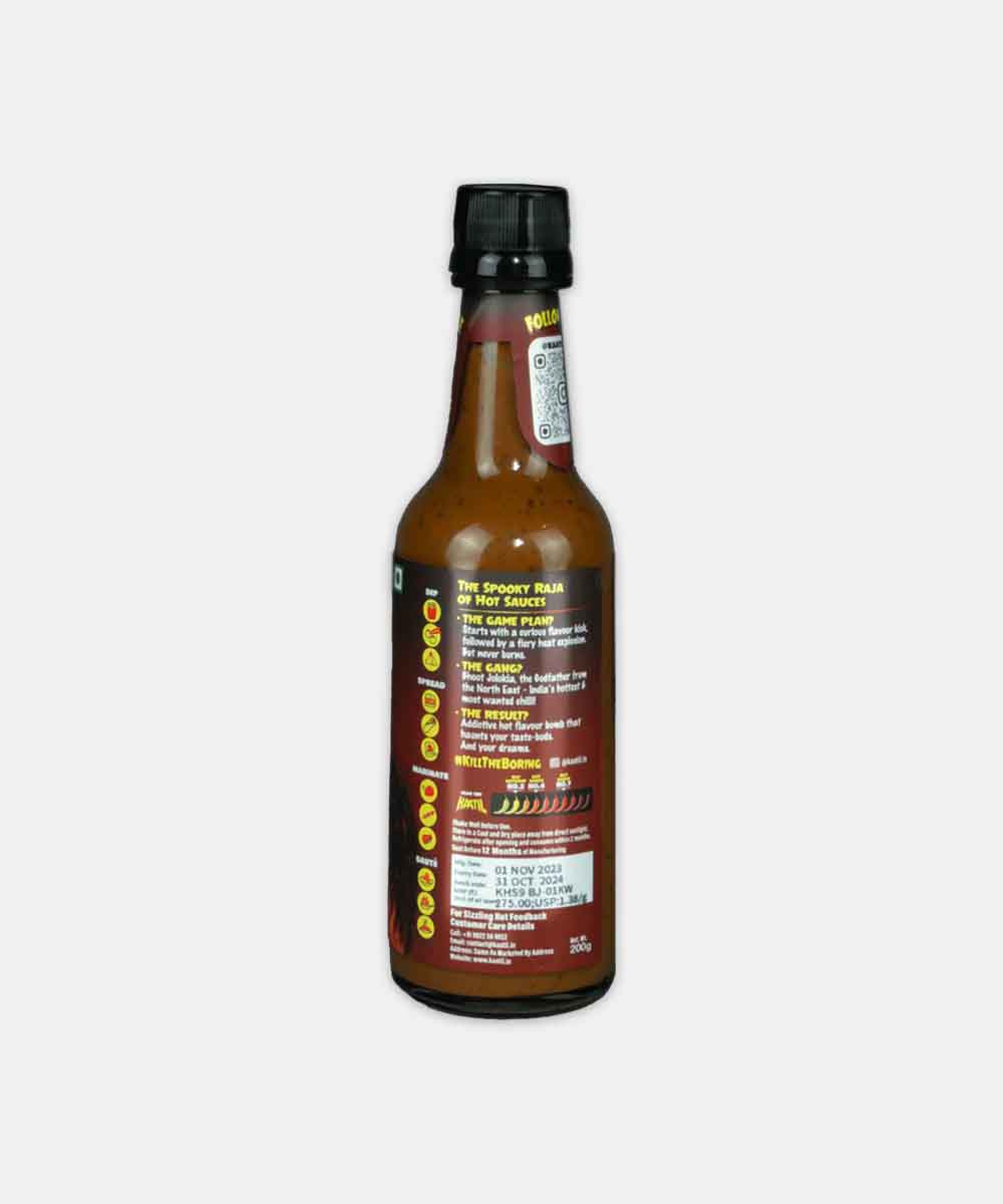 Kaatill Hot Sauce No9 Super Hot Jolokia 200 Gm