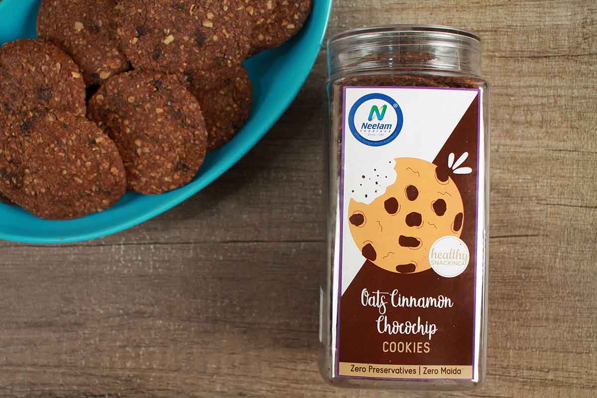 Oats Cinnamon Chocochips Cookies 250 Gm