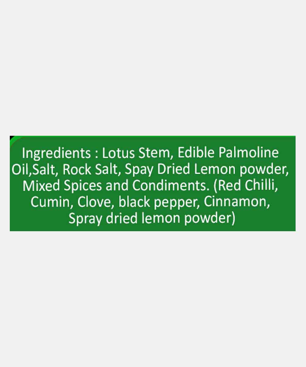 Stem Lotus Chips Lemon Chilli Seasoning 100 Gm