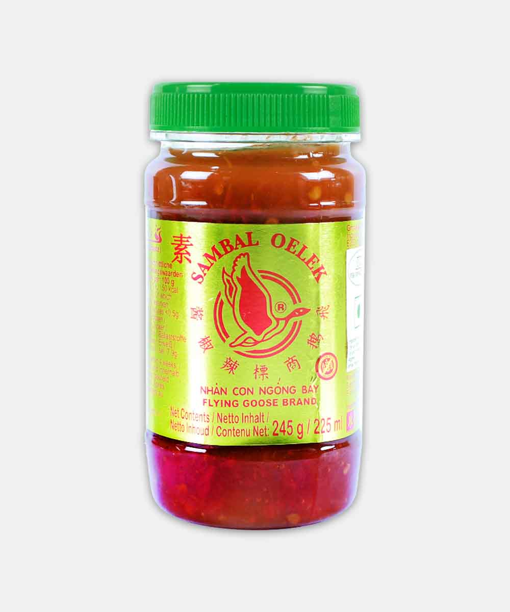 Flying Goose Sambal Oelek Chili Paste 245 Gm