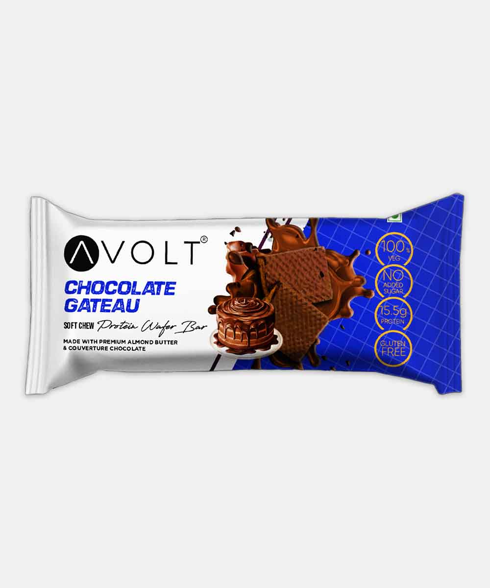 Avolt Chocolate Chateau Protein Wafer Bar 50 Gm