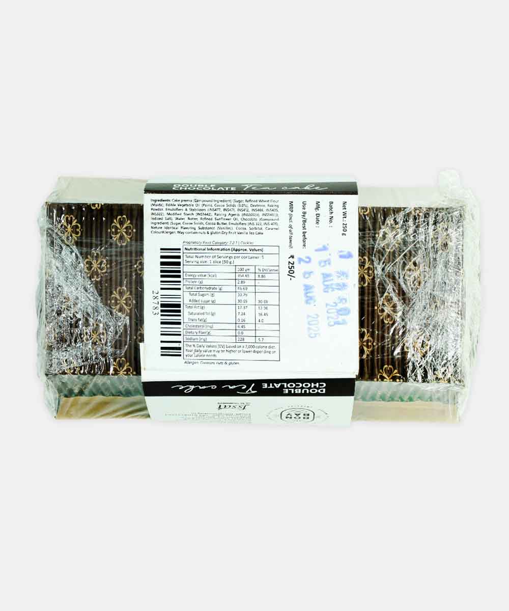 Bon Bay Double Chocolate Tea Cake 250 Gm