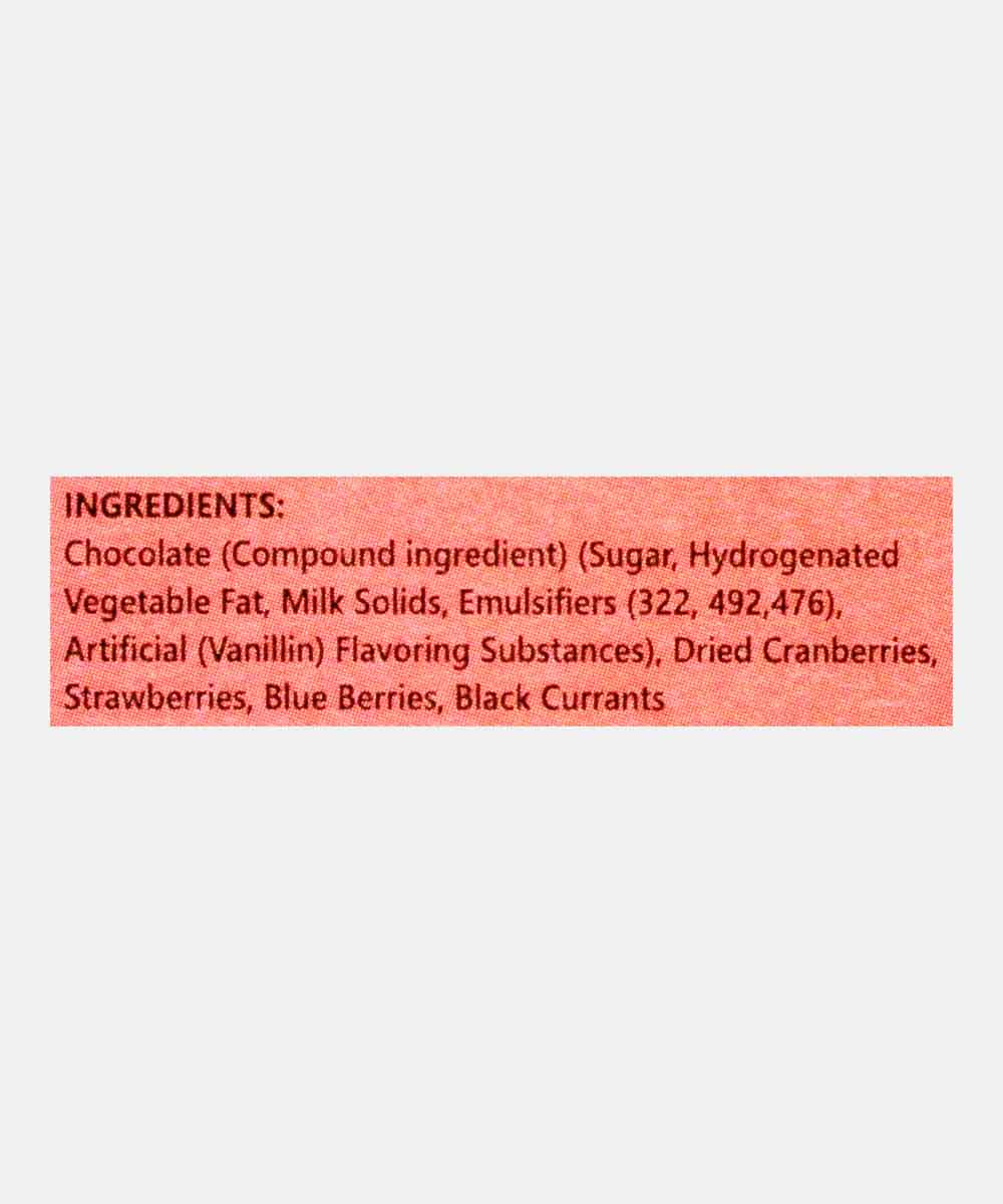 Bon Bay Berry Milk Chocolate Bar 110 Gm