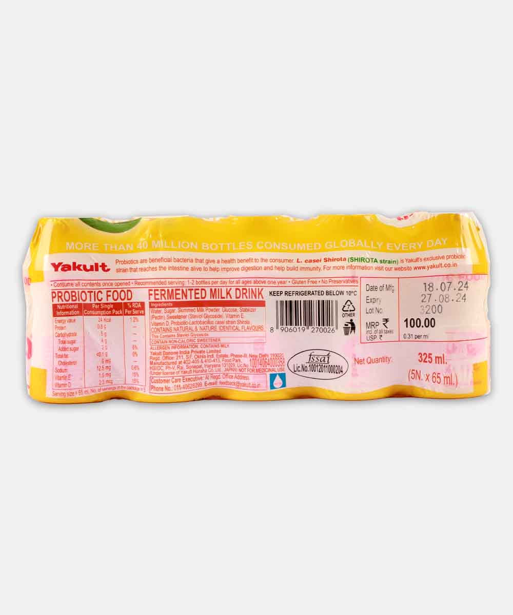 Yakult Light Mango Flavour Milk 325 Ml
