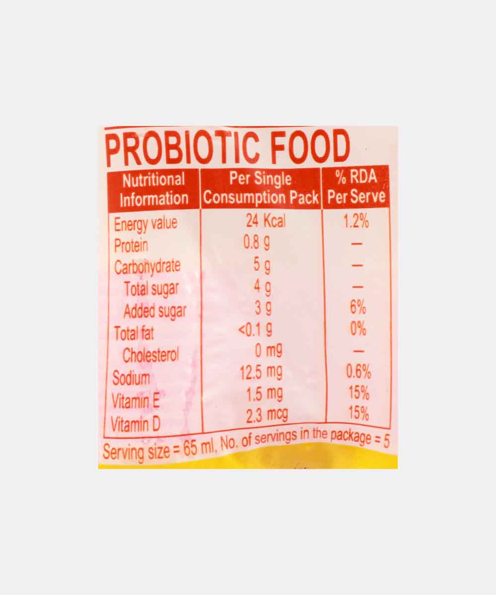 Yakult Light Mango Flavour Milk 325 Ml