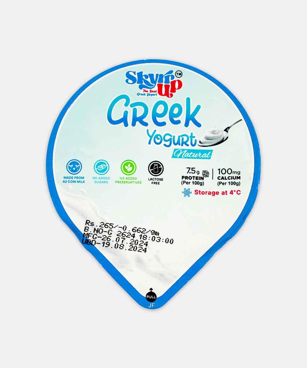 Skyr Up Greek Yogurt Natural Lactose Free 400 Gm