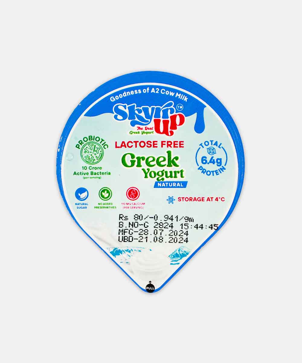 Skyr Up Greek Yogurt Natural Lactose Free 85 Gm