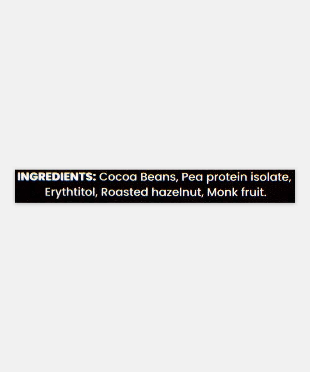Ditch The Guilt Zero Sugar Protien Dark Roasted Hazelnut Chocolate 60 Gm