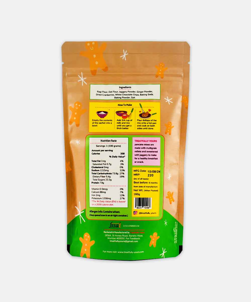 Treatfully Your Gingerbread Pancake Mix 160 Gm