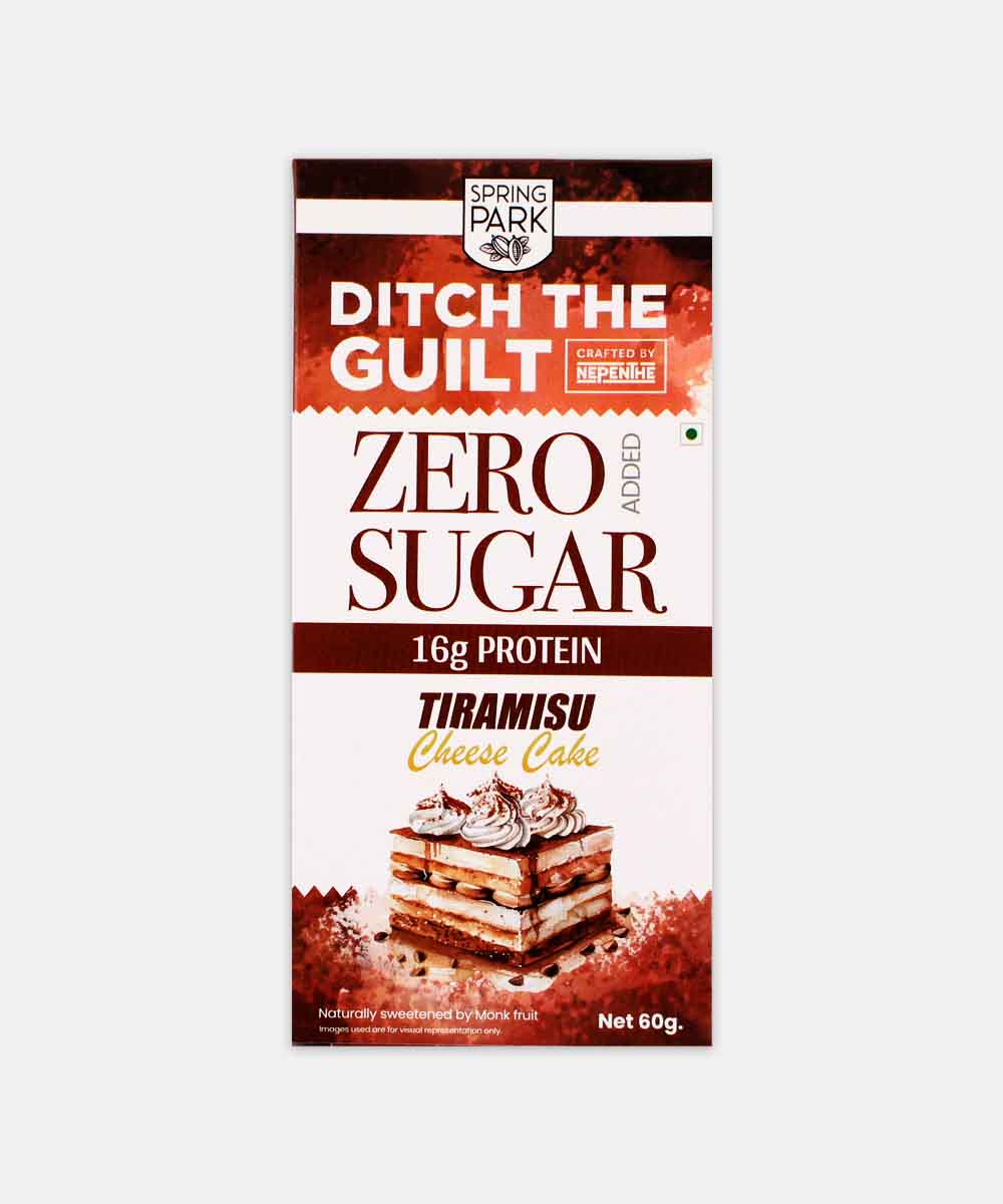 Ditch The Guilt Tiramisu Cheese Cake Chocolate 60 Gm