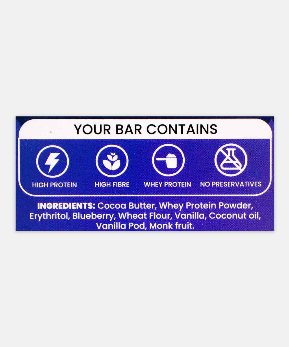 Ditch The Guilt Zero Sugar Blue Berry Cheese Cake Chocolate 60 Gm