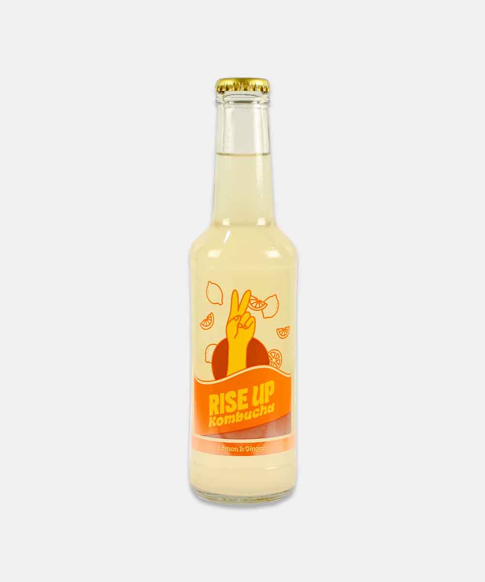 Rise Up Kombucha Lemon & Ginger 275 Ml