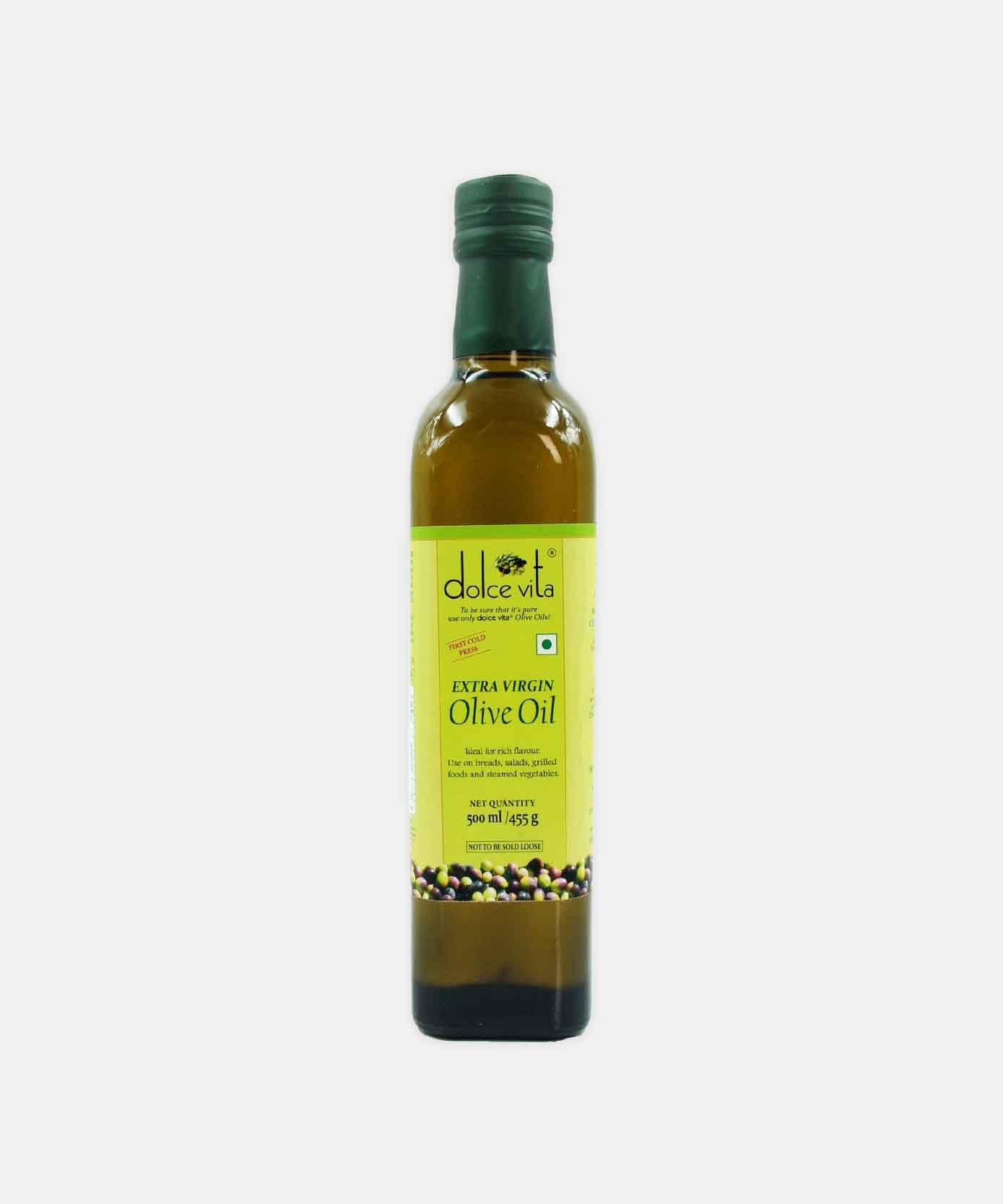 Dolce Vita Extra Virgin Olive Oil 500 Ml 455 Gm