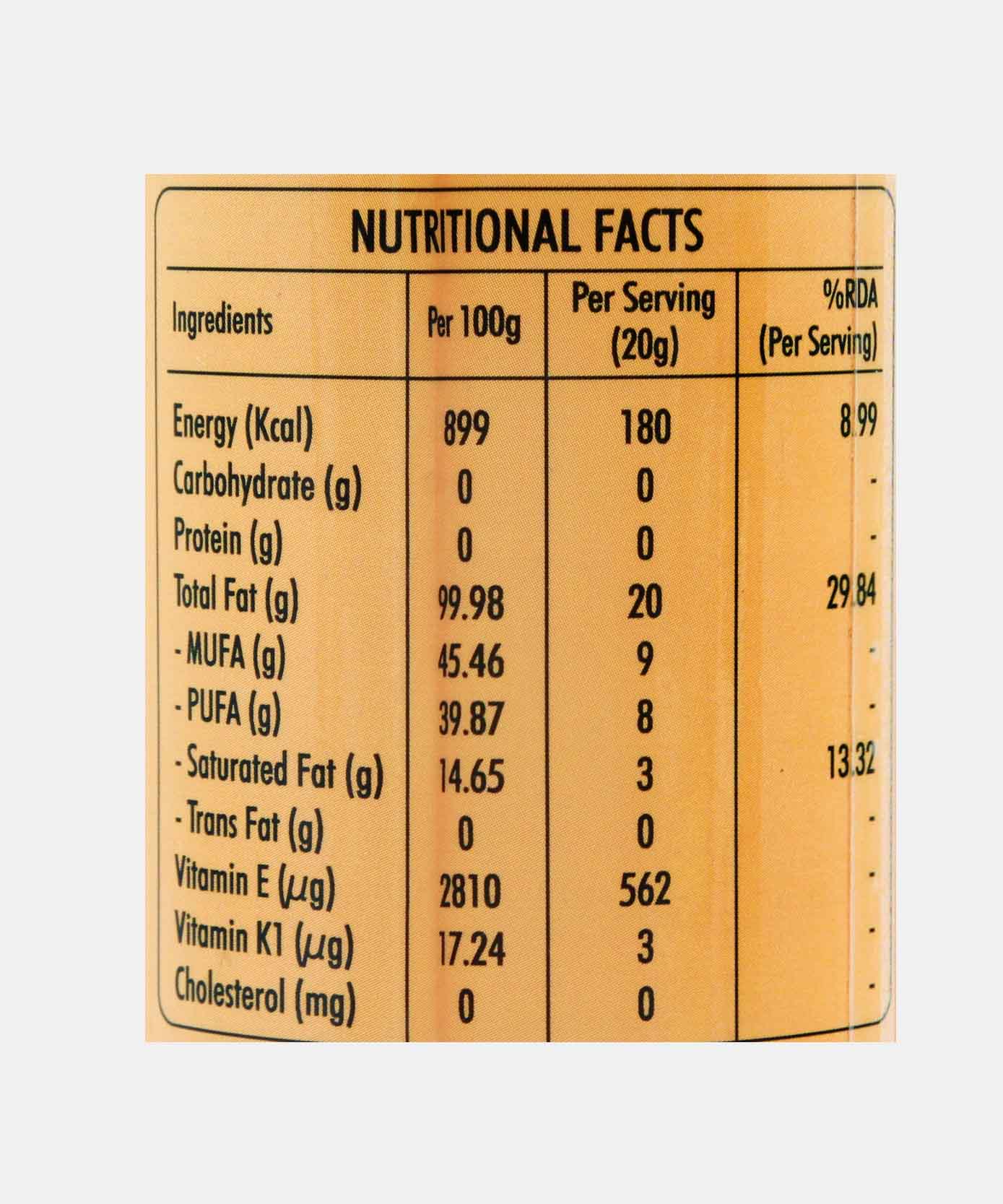 Pure Nutrition Natural Sesame Oil Spray 200 Ml