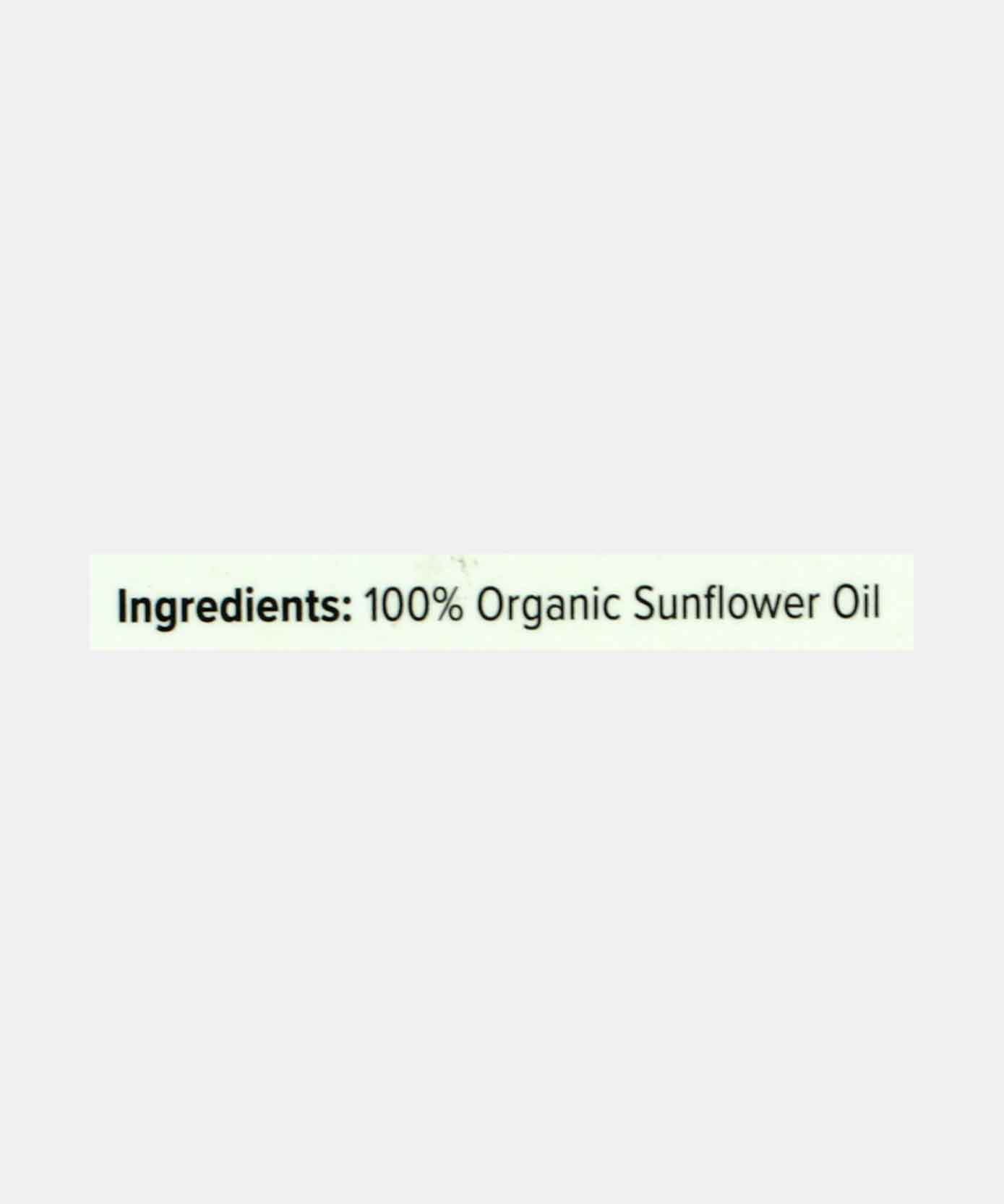 Conscious Food Sunflower Oil Cold - Pressed Organic 500 Ml