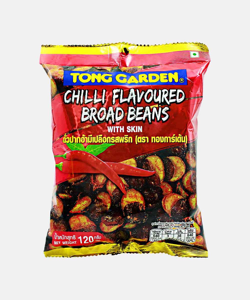 Tong Garden Chilli Flavoured With Skin Broad Beans 120 Gm