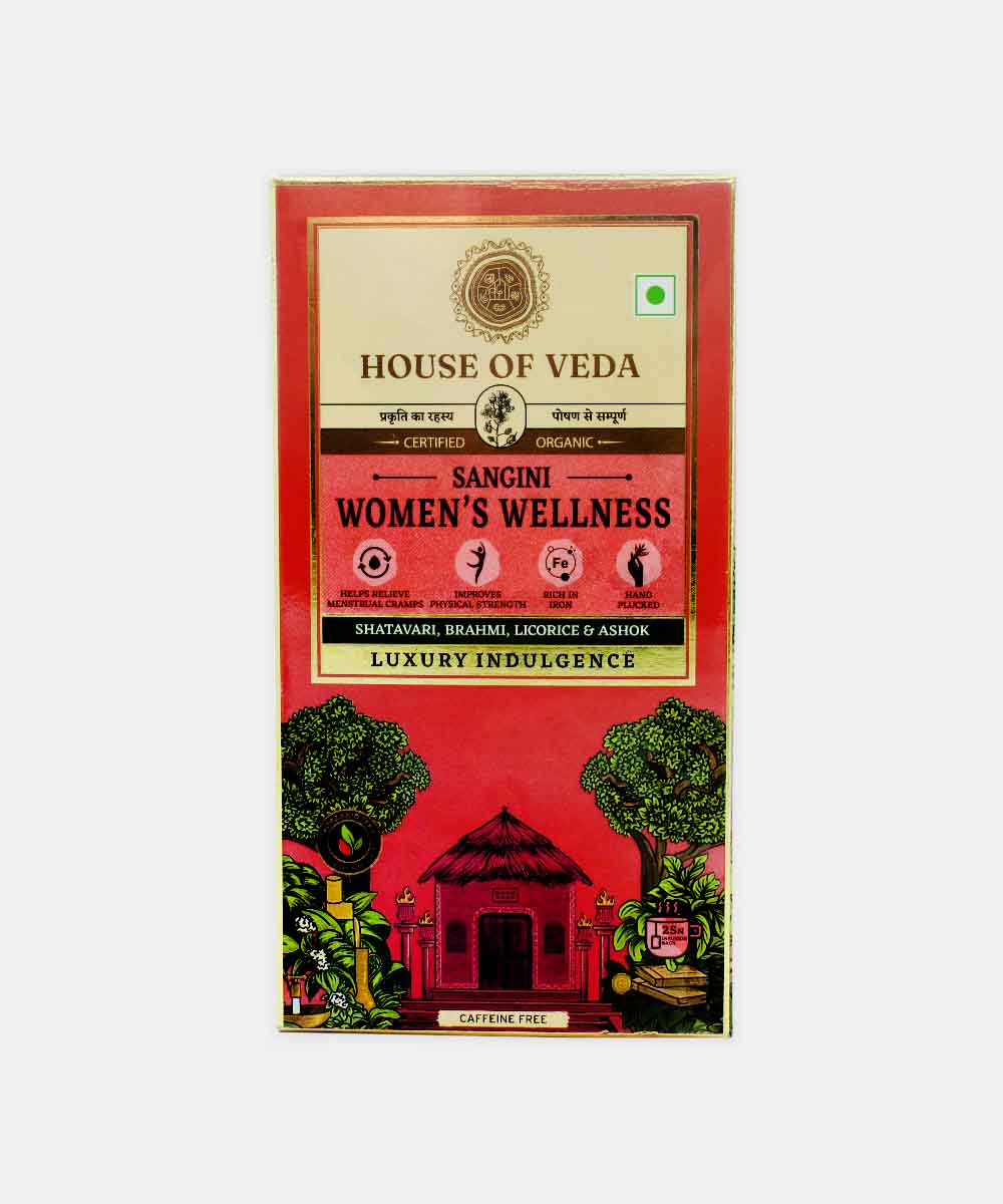 House Of Veda Sangini Womens Wellness Tea 37.5 Gm ( 25 Bags )