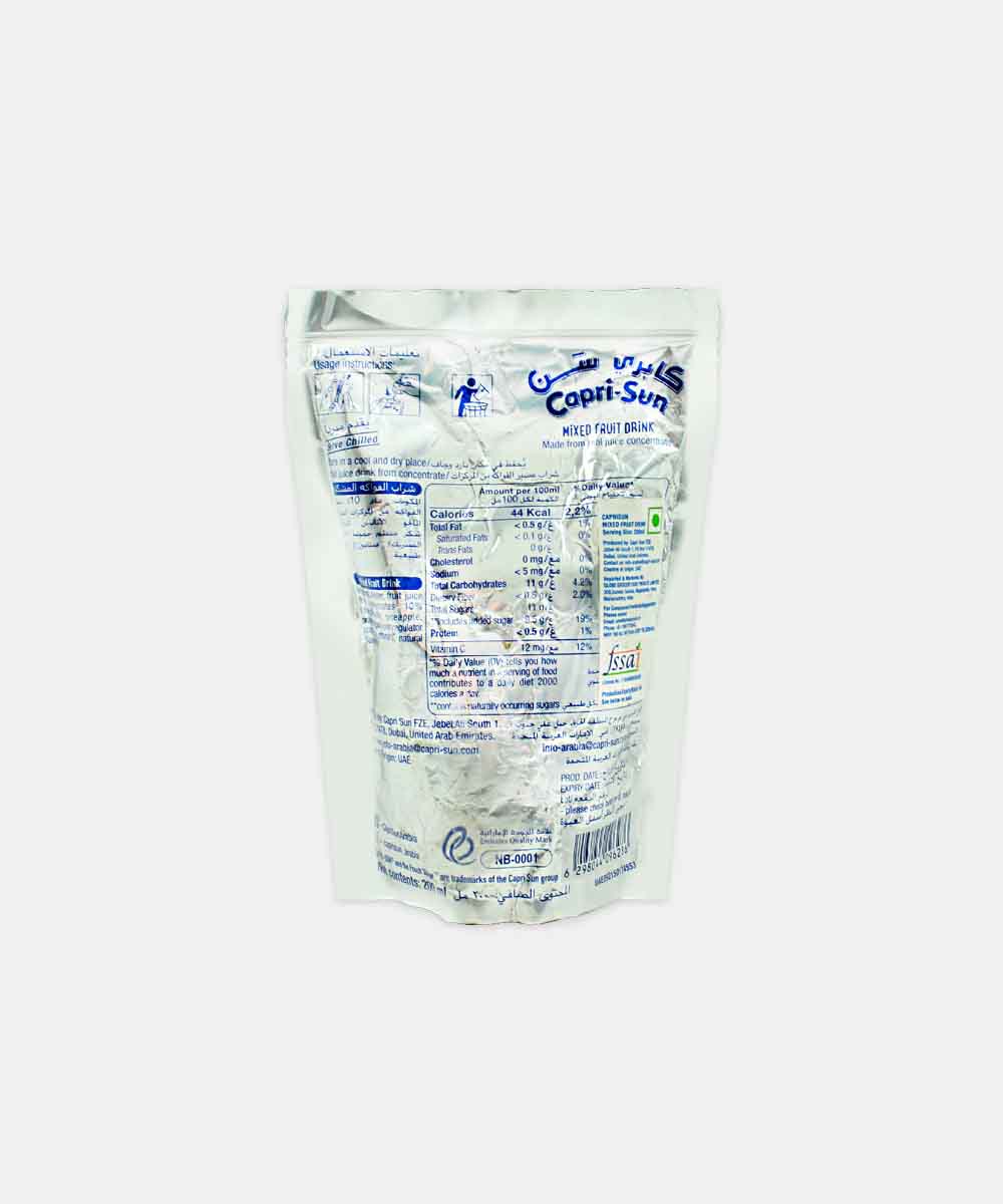 Capri-Sun Mixed Fruit Ddrink 200 Ml