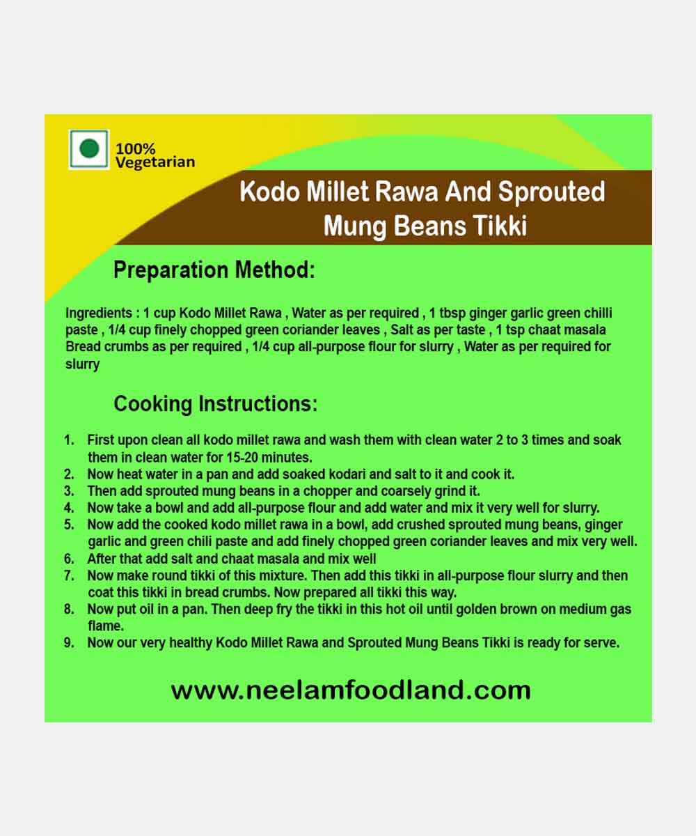 Kodo Millet Rawa 250 Gm