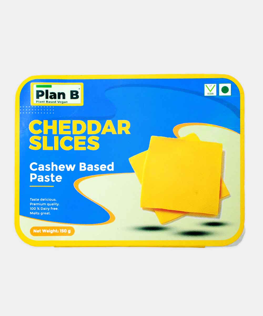 Plan B Plant Based Vegan Cheddar Cheese Slice 150 Gm