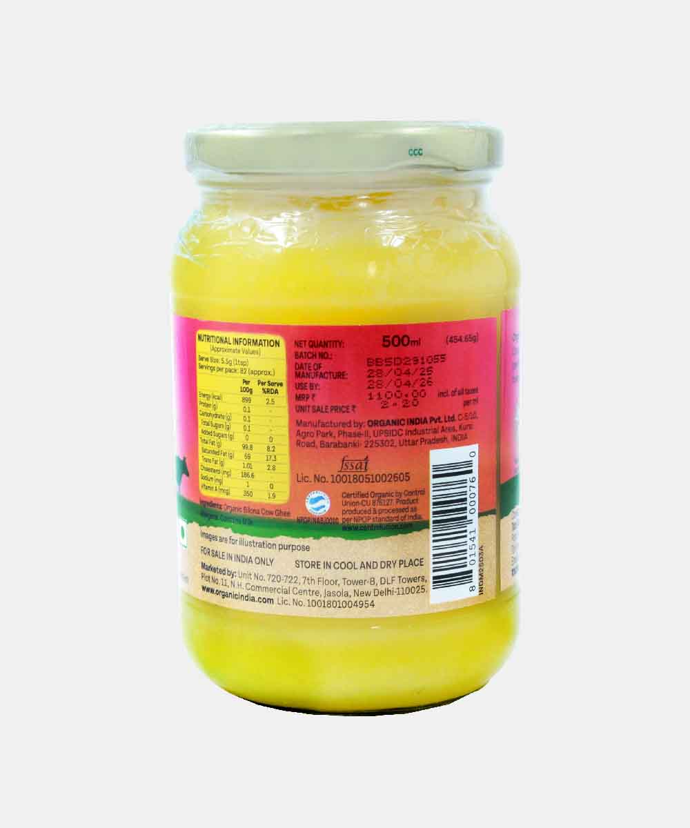 Organic India Bilona Cow Ghee 500 Ml
