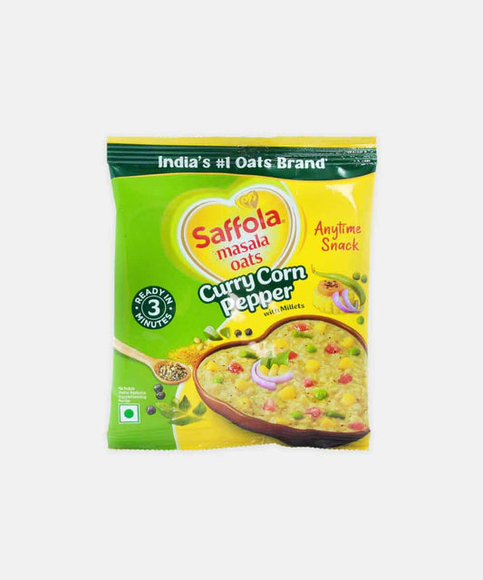 Saffola Masala Oats Curry Corn Pepper 38 Gm