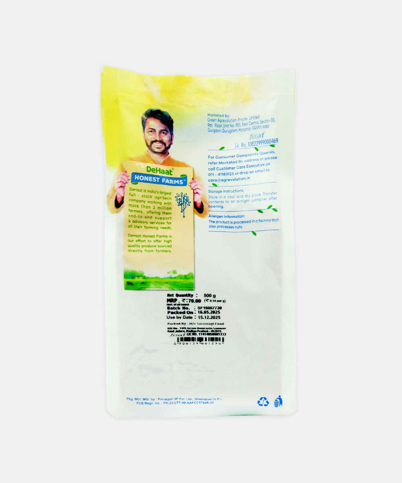 Dehaat Honest Farms Jowar Flour I Pesticide Free I 500 Gm