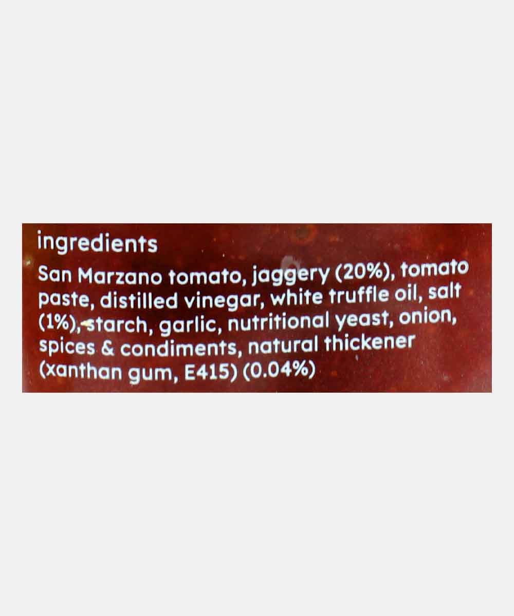 Small Batch White Truffle San Marzano Tomato Ketchup 350 Gm