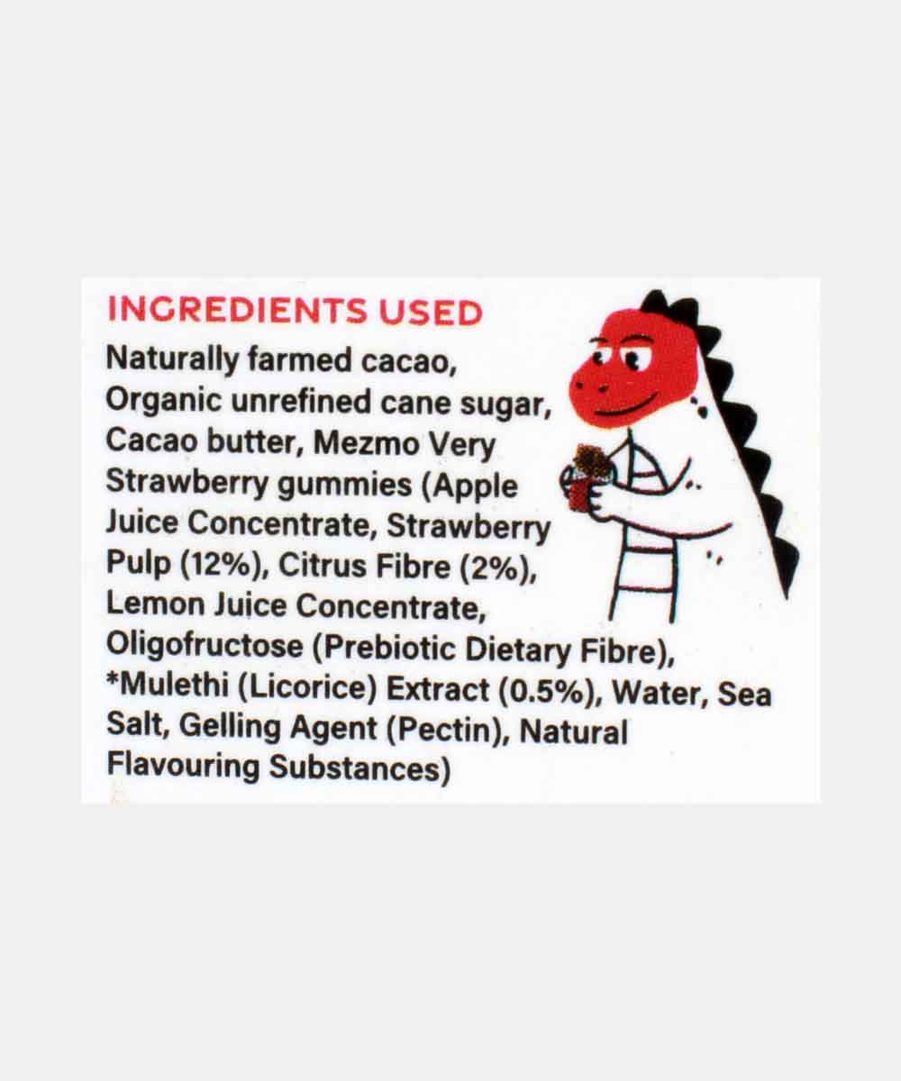 Mezmo Darkins Strawberry Chocolate Pebbles 40 Gm
