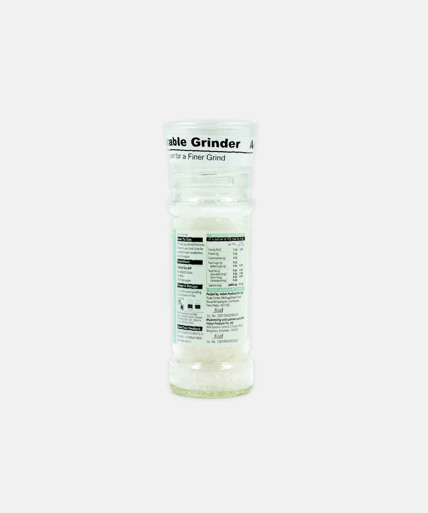 Only Sea Salt Grinder 100 Gm