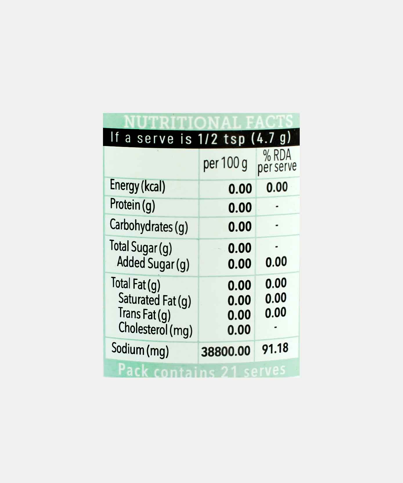 Only Sea Salt Grinder 100 Gm