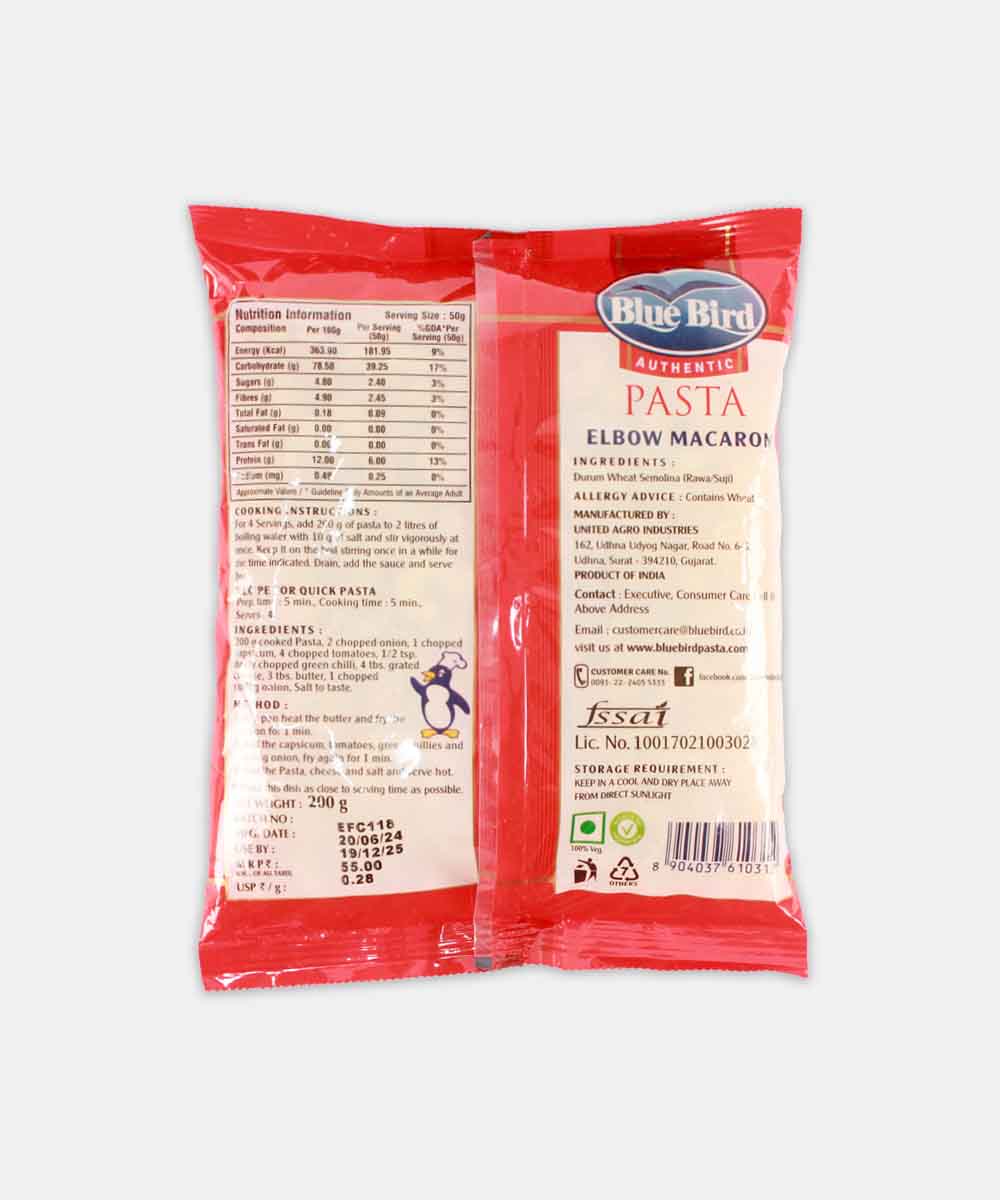 Blue Bird Assorted Pasta 200Gm