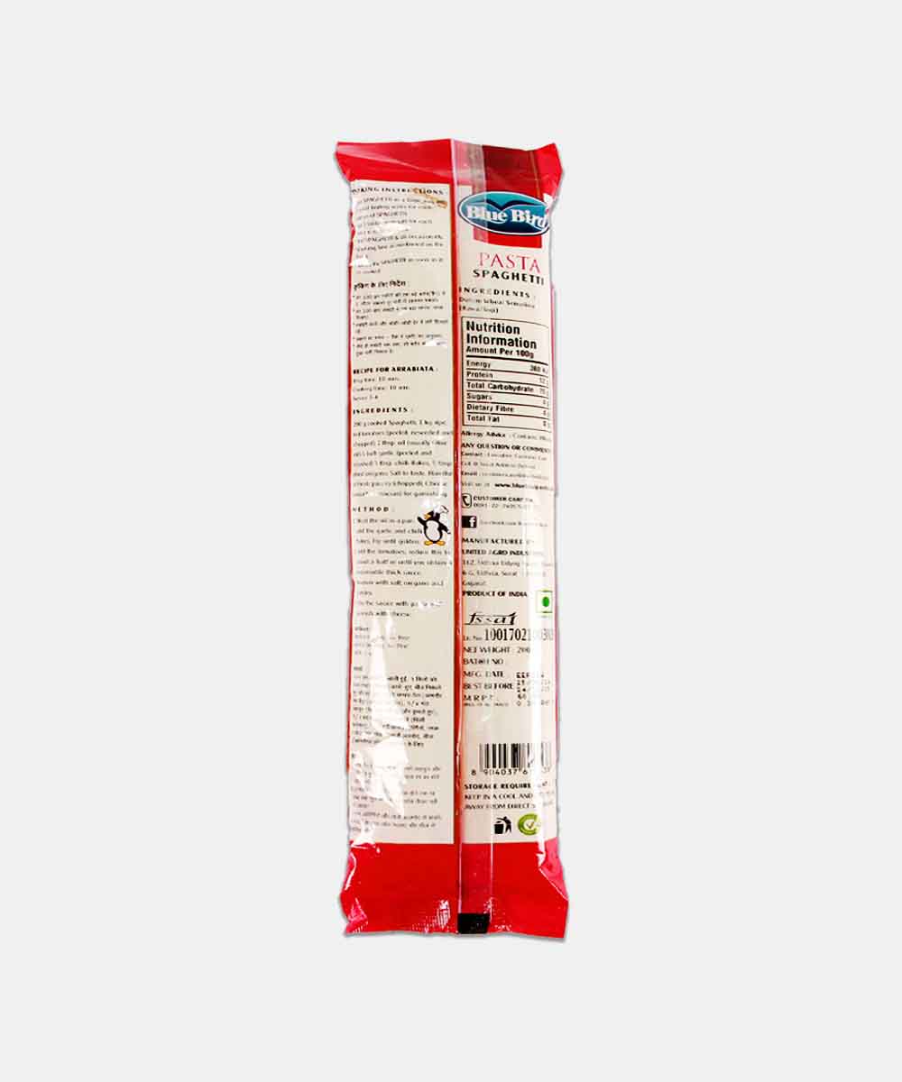 Blue Bird Spaghetti Pasta 200 Gm