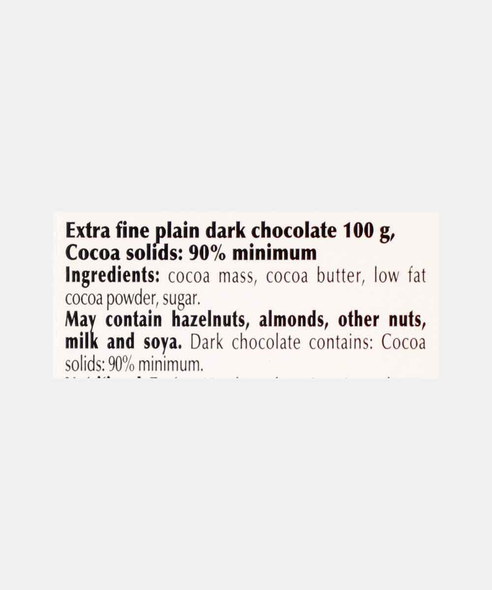 Lindt Excellence 90% Cocoa Supreme Dark Chocolate 100 Gm