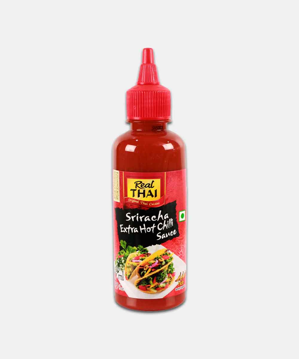 Real Thai Sriracha Extra Hot Chilli Sauce 235 Ml 270 Gm
