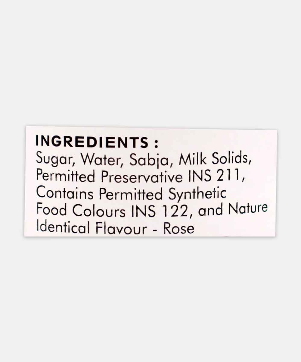 Home Made Rose Falooda Syrup 750 Ml