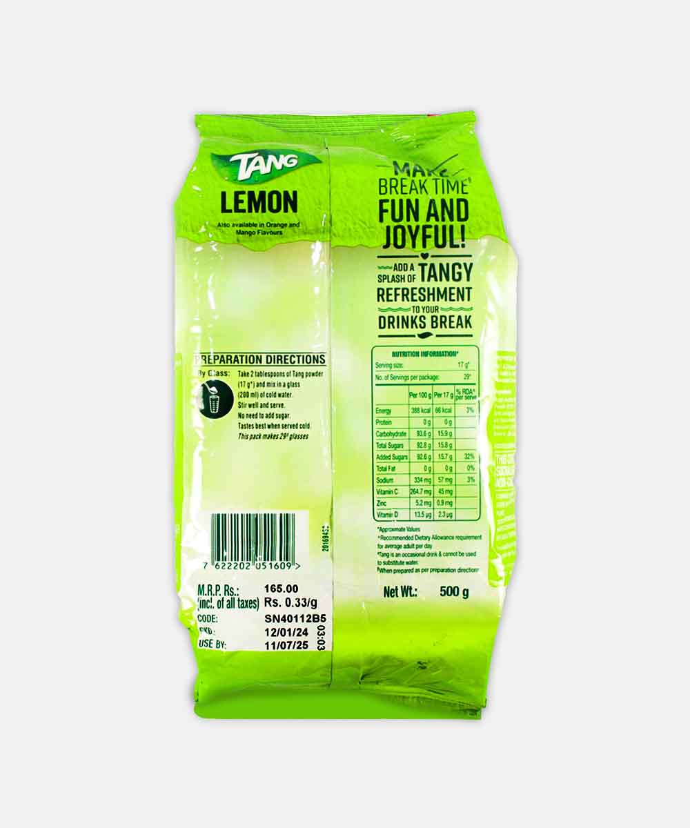 Tang Lemon 500 Gm