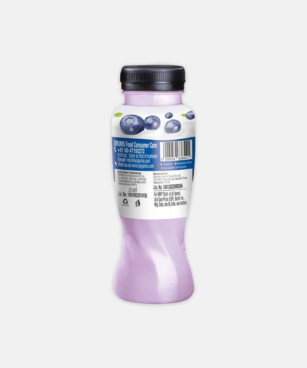 Epigamia Greek Yogurt Smoothie Blueberry 180 Ml