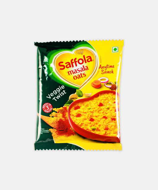 Saffola Masala Oats Veggie Twist 38 Gm