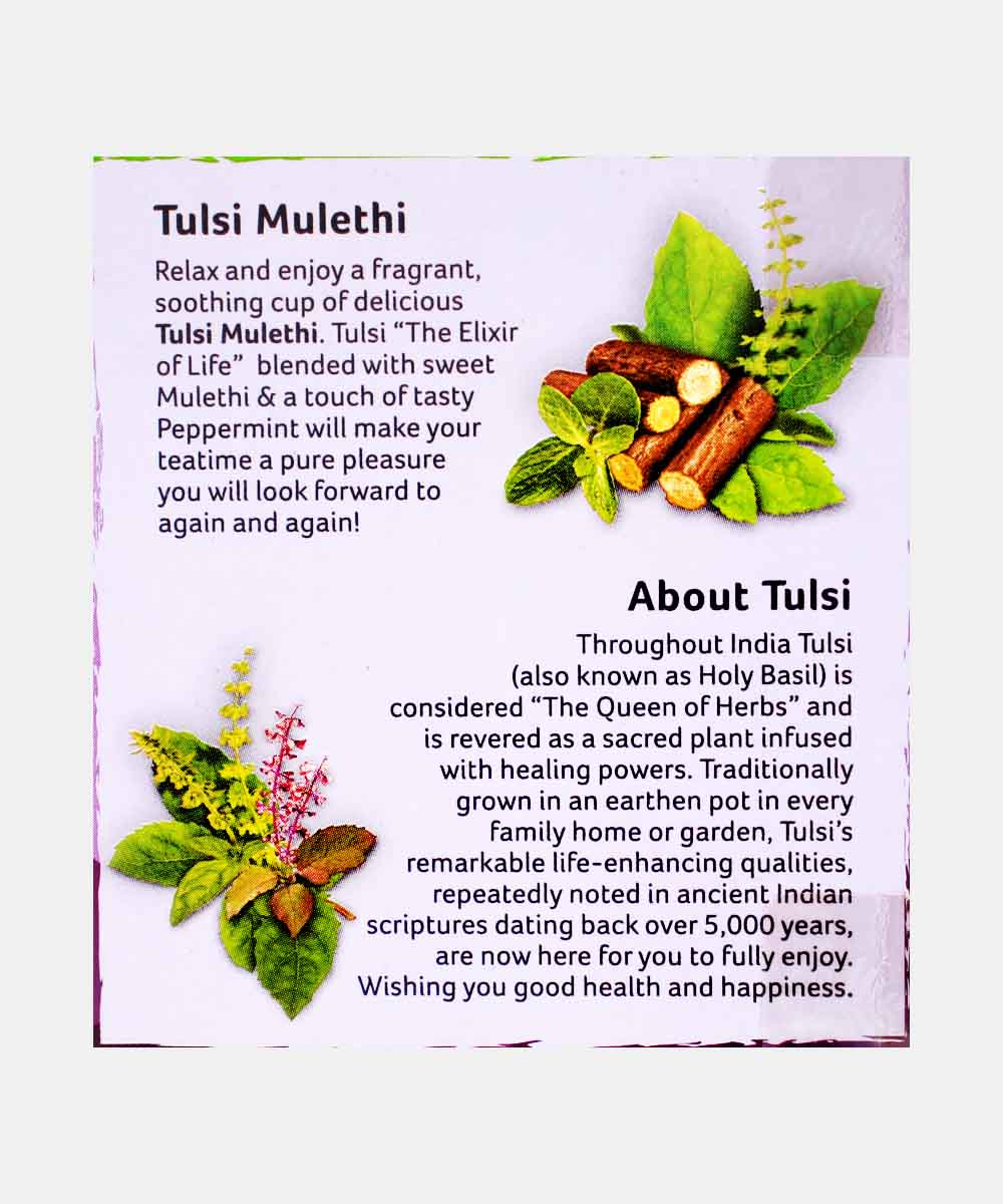 Organic India Tulsi Mulethi Tea 25 Bag