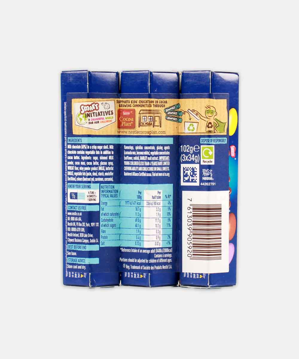 Nestle Smarties Candy 102 Gm