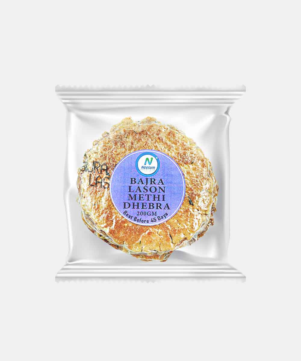 Bajra Garlic Methi Dhebra 200 Gm