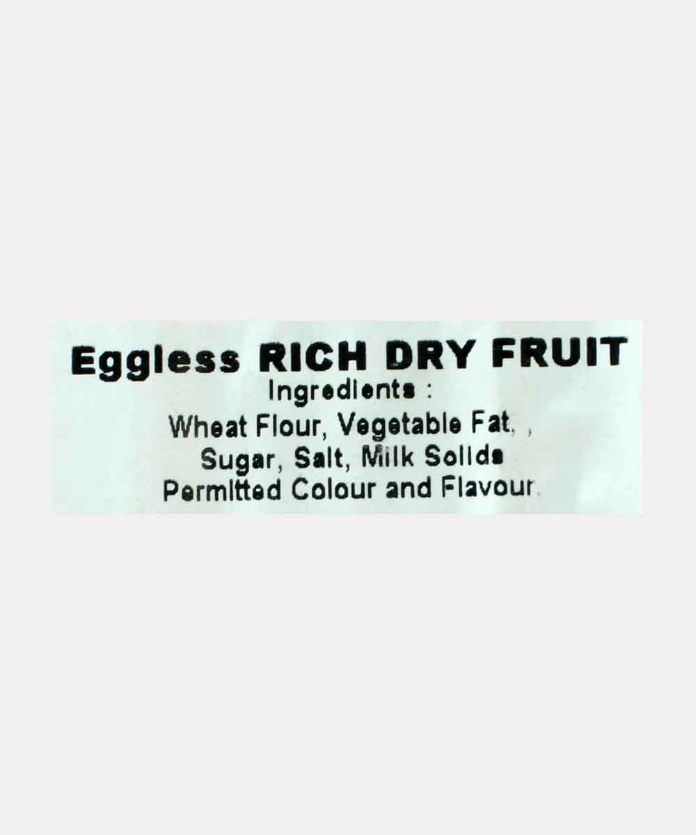 Garys Eggless Rich Dry Fruit Cakes 250 Gm