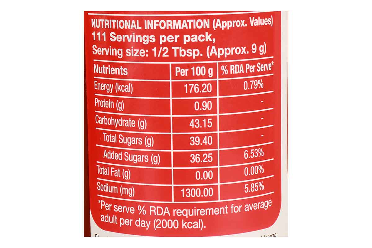 Veeba Truly Tomato Ketchup 1 Kg